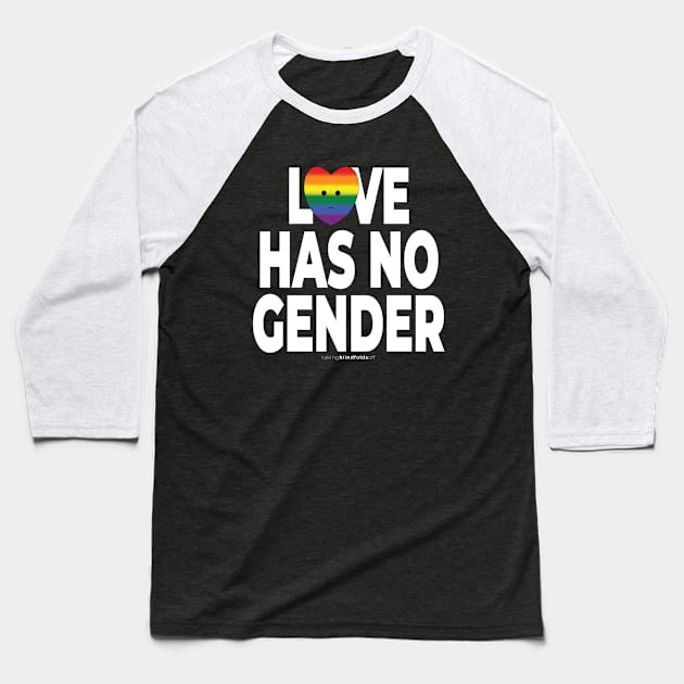 Love has no gender - human activist - LGBT / LGBTQI (126) Baseball T-Shirt by takingblindfoldsoff